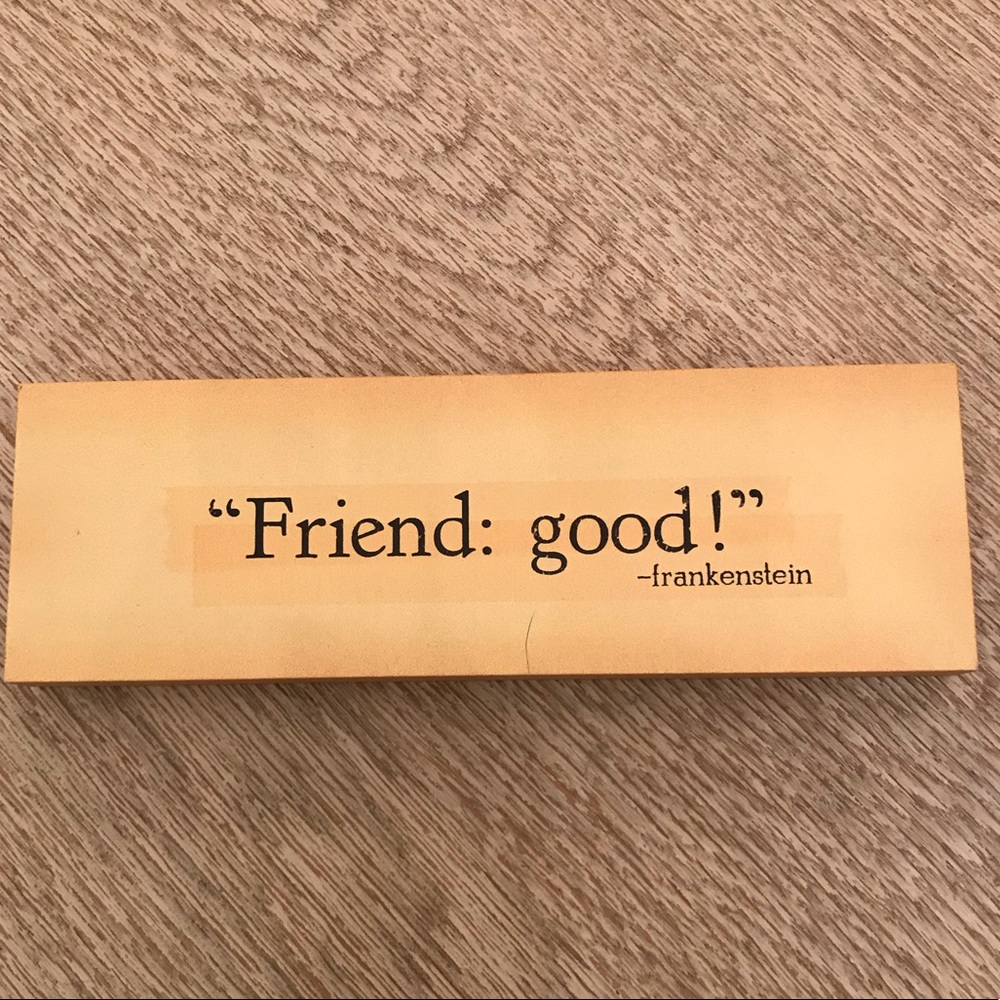 Fun Wooden Sign With Magnetic Back